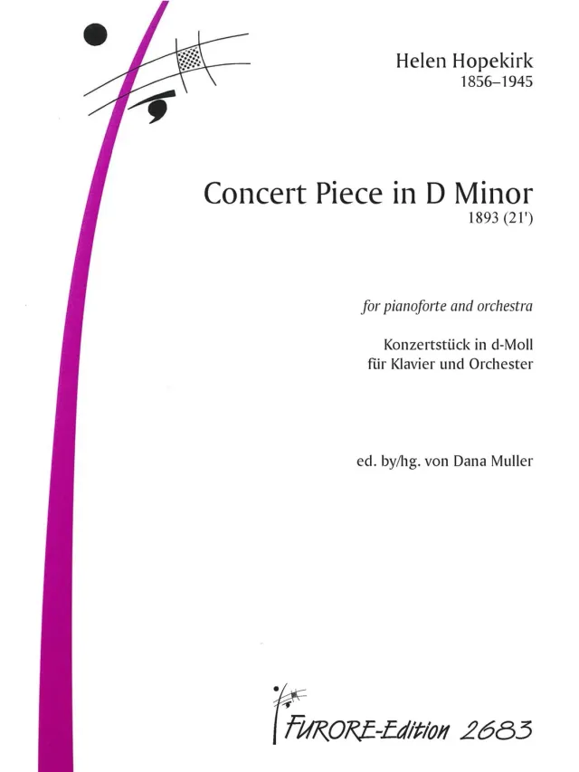 Furore Edition Concert Piece d-Moll Noten Klavier Orchester