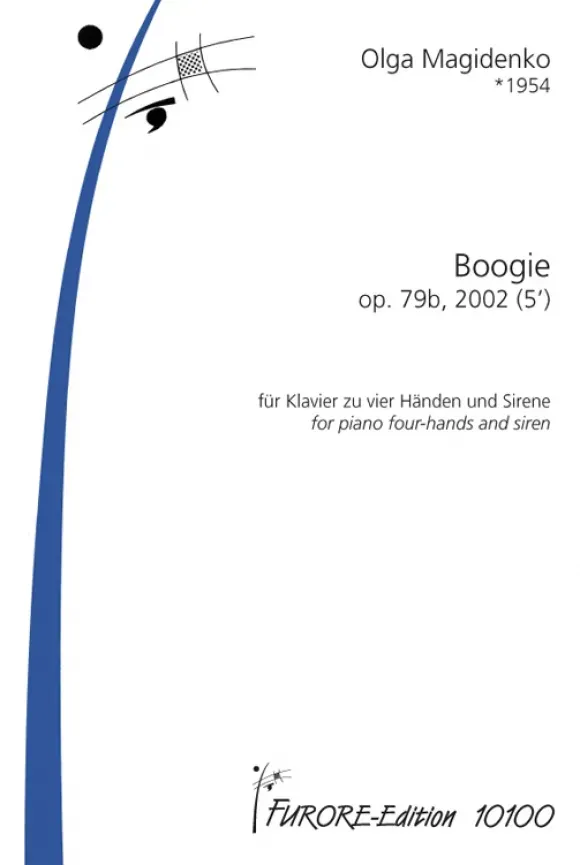 Furore Edition Magidenko Boogie op. 79b Klavier vierhändig Sirene