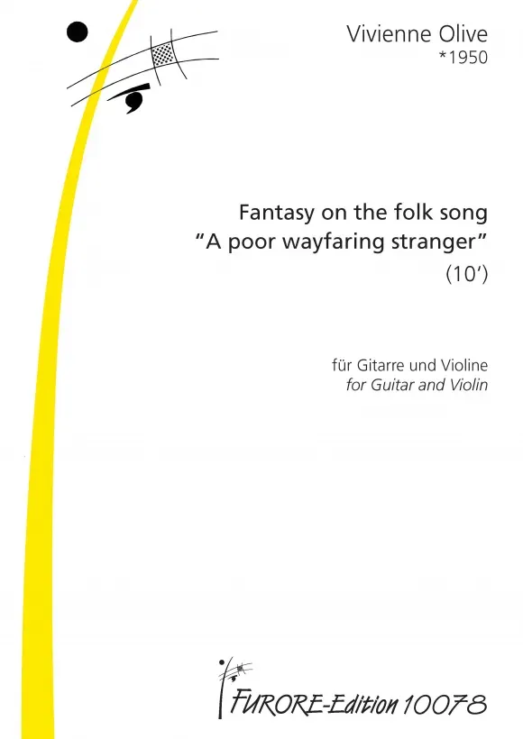 Furore Edition Fantasy A poor wayfaring stranger Noten Violine Gitarre