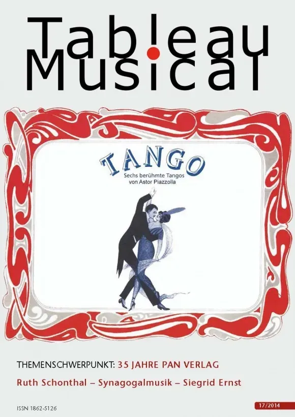Tableau Musical Tableau Musical Nr. 17 Heft über Komponistinnen