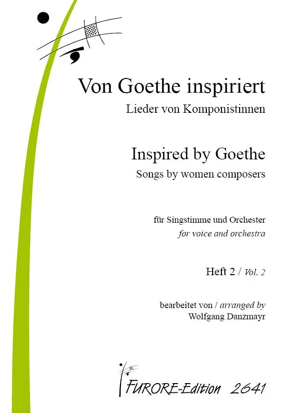Furore Von Goethe inspiriert Heft 2 Singstimme Orchester Leihmaterial