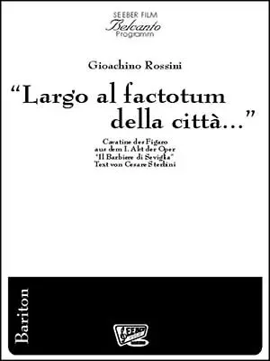 Seeber Film Verlag „Largo al factotum della città“ Arie Blasorchester