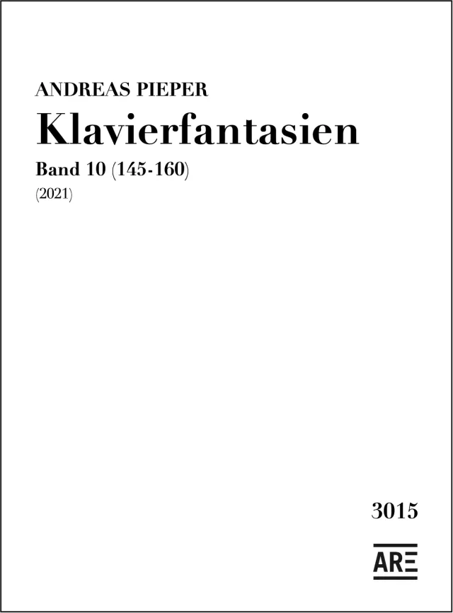 Are Musik Verlag Pieper Klavierfantasien Band 10 Klaviernoten