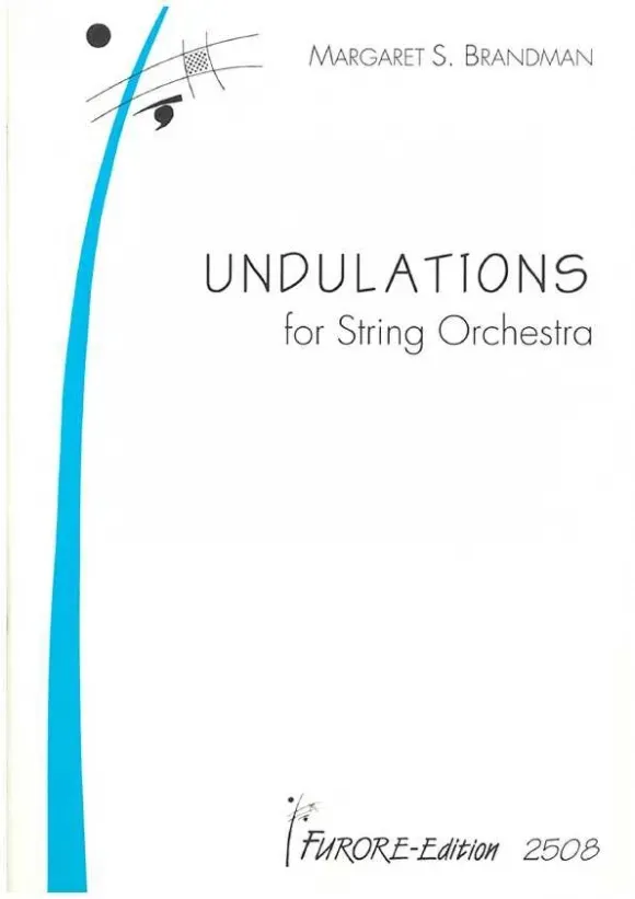 Furore Edition Undulations Streichorchester Partitur 1980