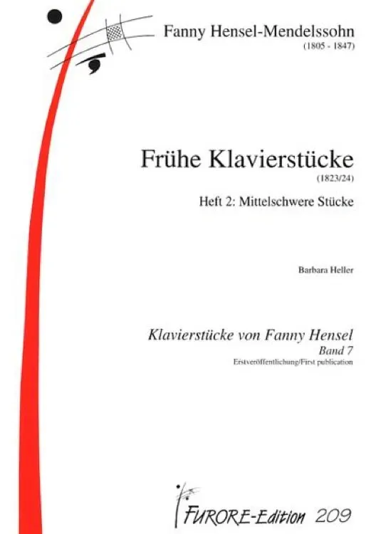 Furore Edition Hensel Early Piano Pieces 2 Klaviernoten Vol.7 mittel