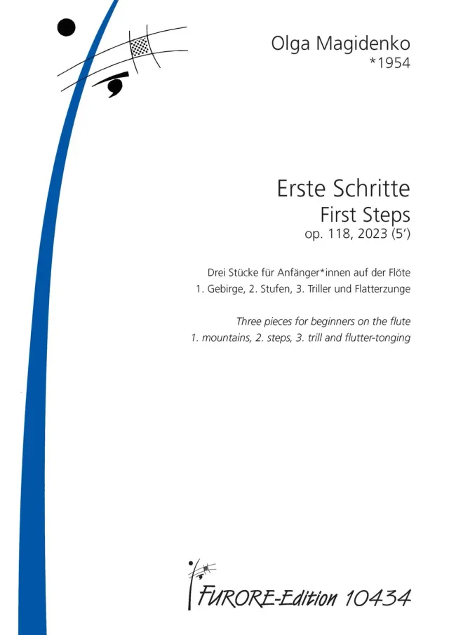 Furore Edition First Steps op. 118 Flötennoten Anfänger