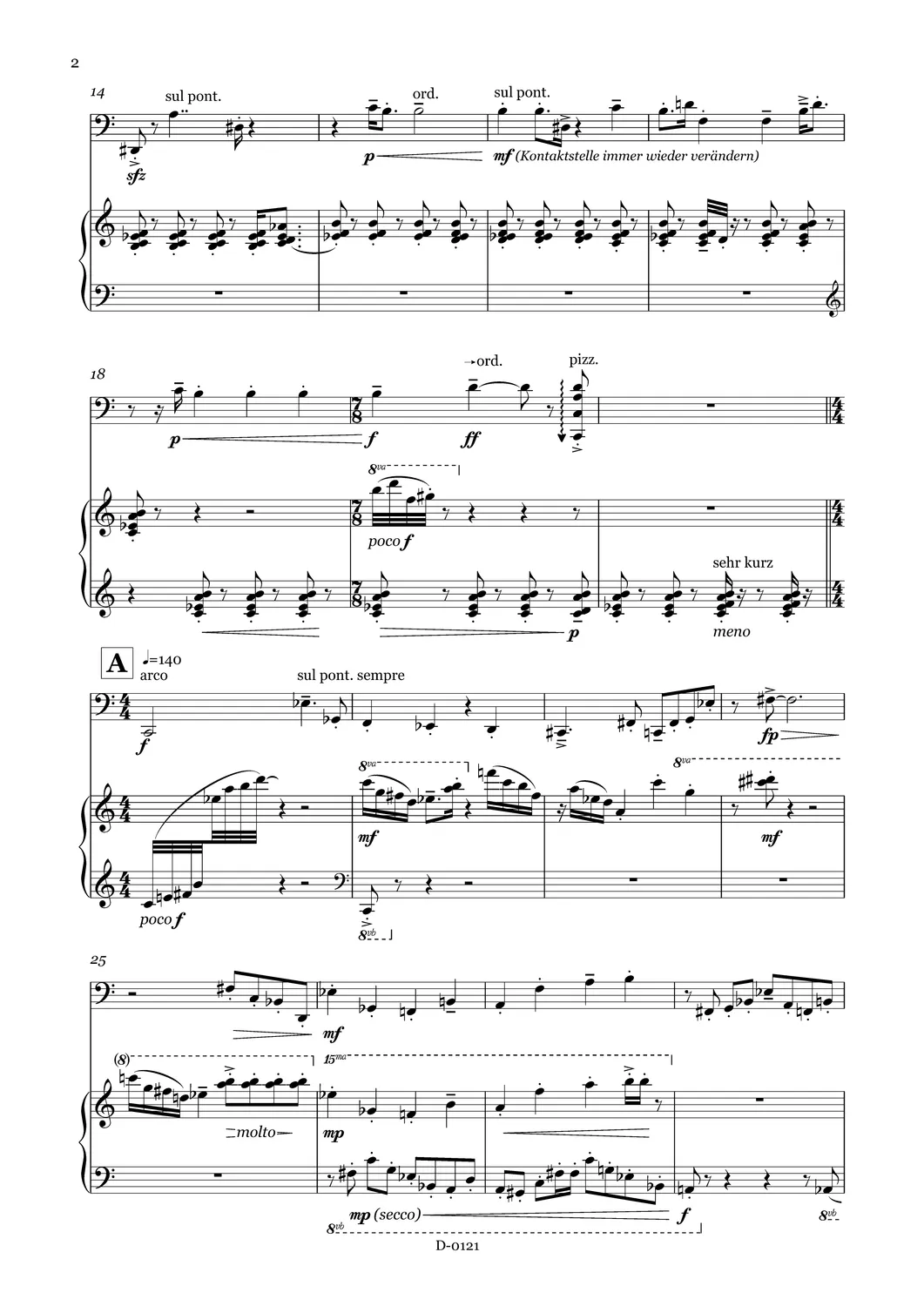 Are Musik Verlag Countdown Violoncello Klavier Noten