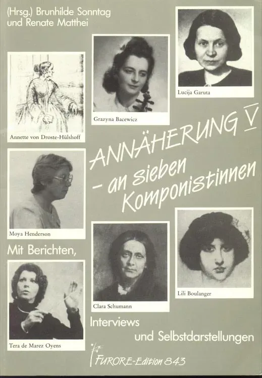 Furore Edition Annäherung V Notenband sieben Komponistinnen