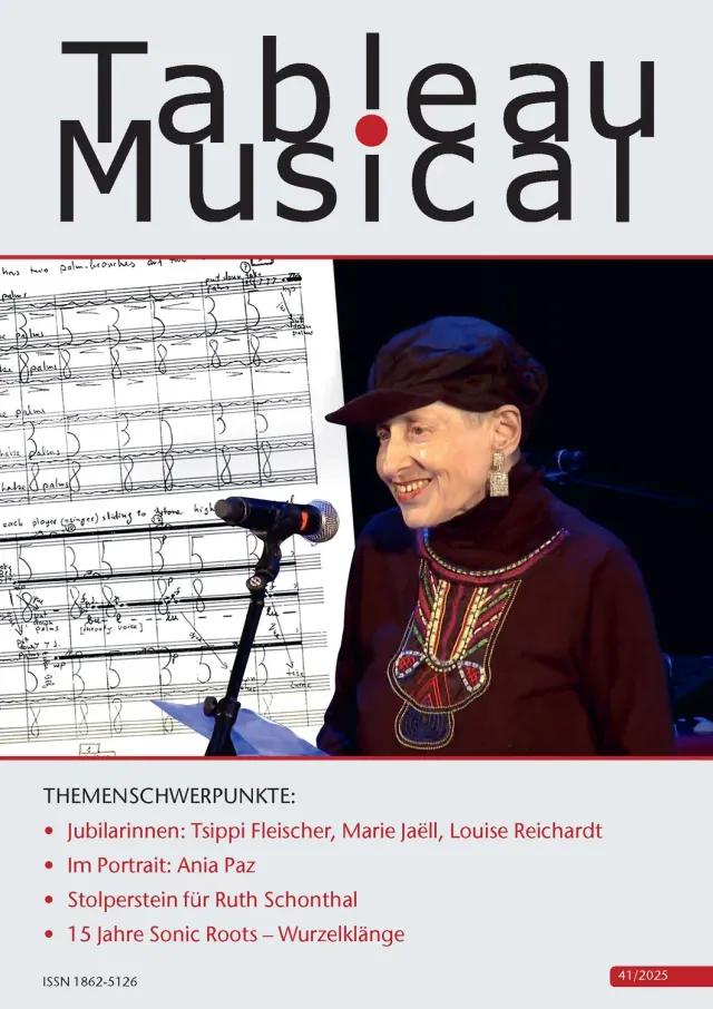 Furore Edition Tableau Musical Nr. 41 Herbst 2025 Zeitschrift