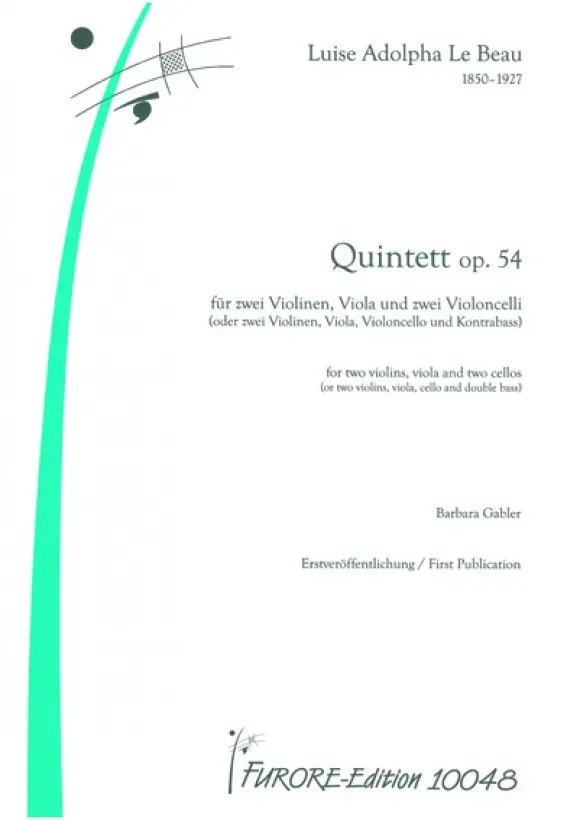 Furore Edition Streichquintett op. 54 Noten Partitur Stimmen