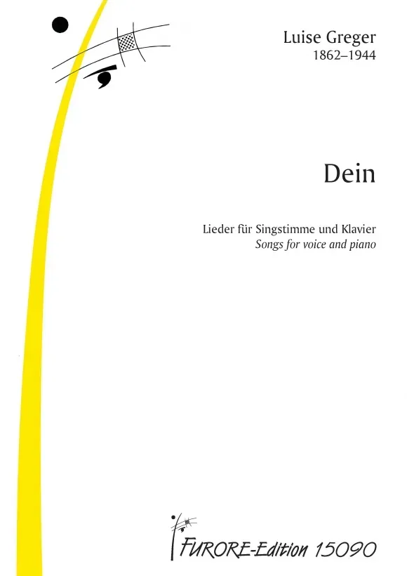 Furore Edition Dein Lieder Singstimme Klavier 19 Lieder