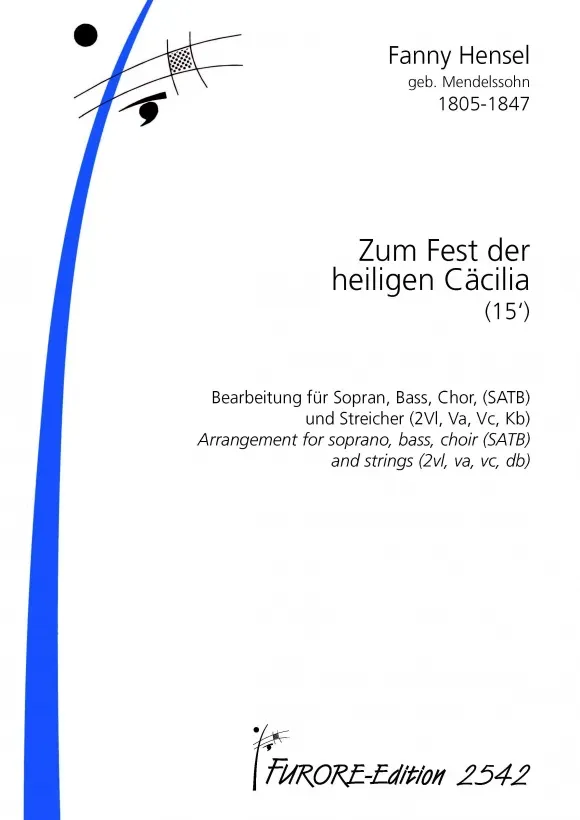 Furore Edition Zum Fest der hlg. Caecilie Partitur Chor
