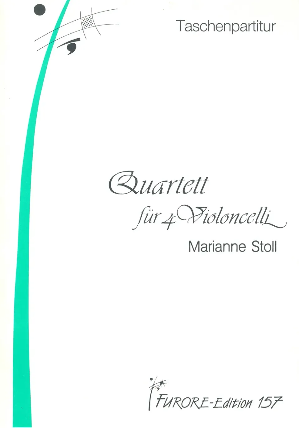 Furore Edition Quartett für 4 Violoncelli Taschenpartitur