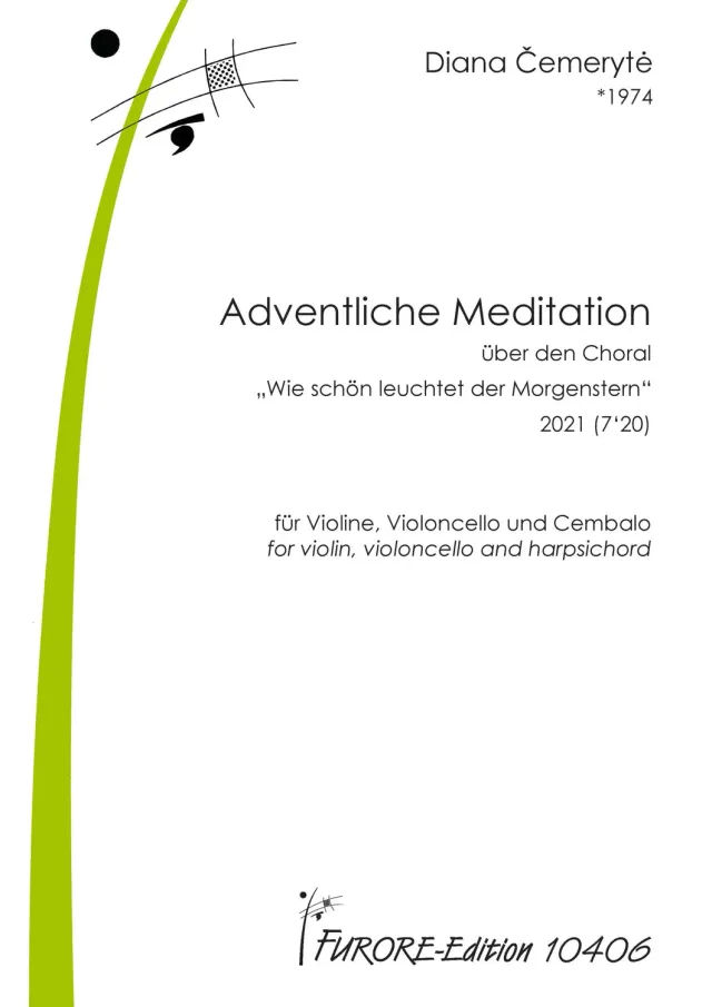 Furore Edition Advent meditation Trio Noten Violine Cello