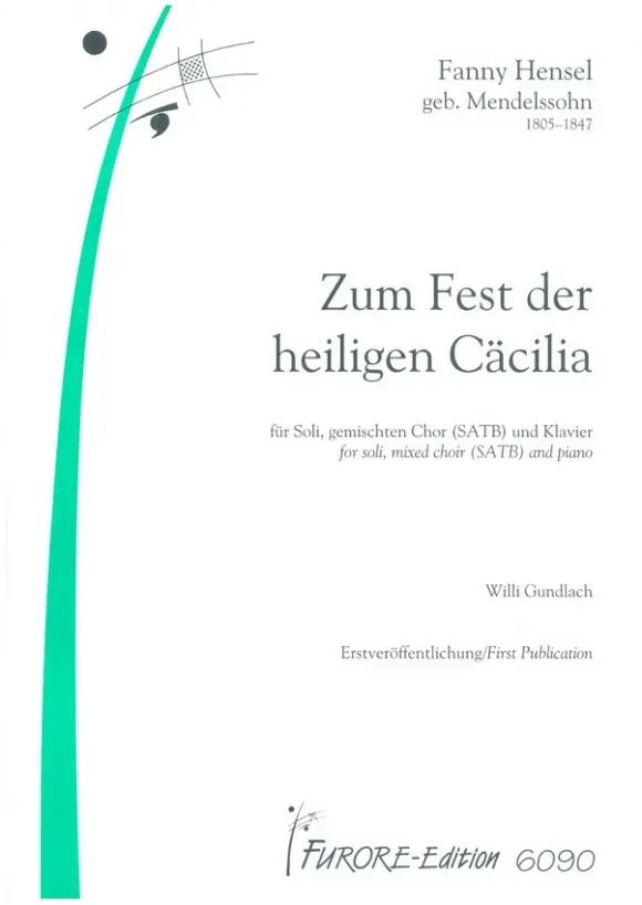 Furore Edition Zum Fest der Heiligen Caecilia Chorpartitur SATB