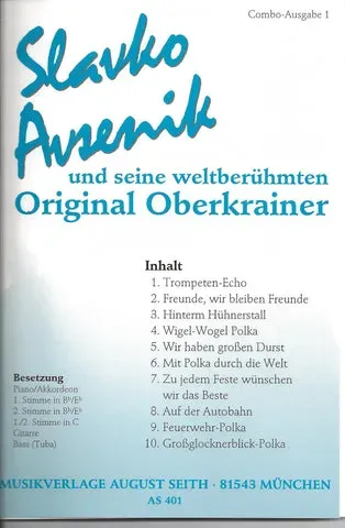 Studio-Verlag Rudi Seifert Slavko Avsenik und seine weltberühmten Original Oberkrainer 1 Noten Combo-Ausgabe