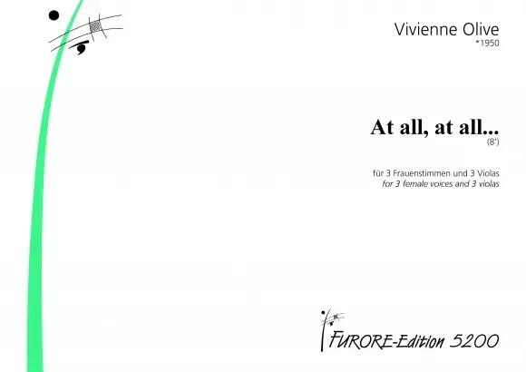 Furore Edition At all, at all … Partitur