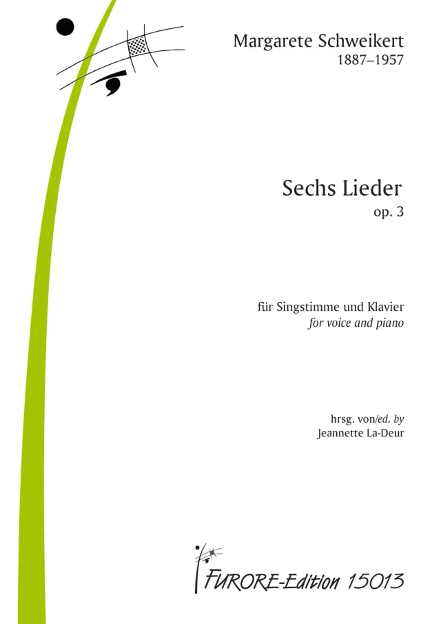 Furore Edition Sechs Lieder op. 3 Lieder
