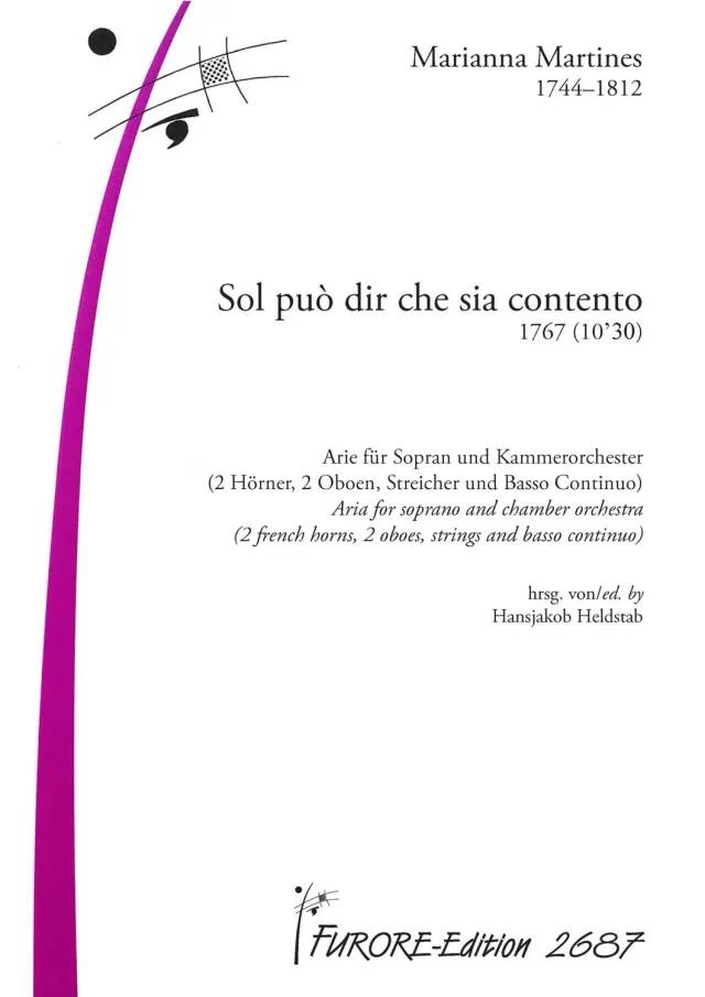 Furore Edition Martines Sol puo dir Arie Sopran Kammerorchester