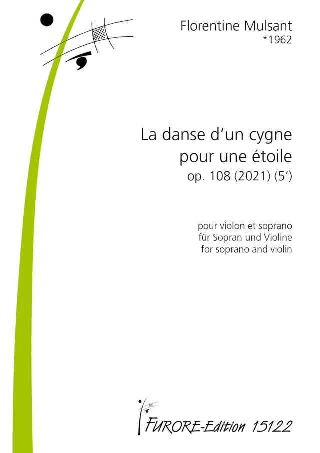 Furore Edition La danse d‘un cygne pour une étoile op. 108 Noten