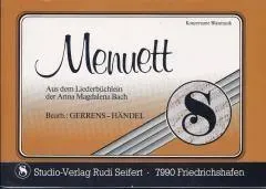 Studio-Verlag Rudi Seifert Menuett Noten Unterstufe Bach