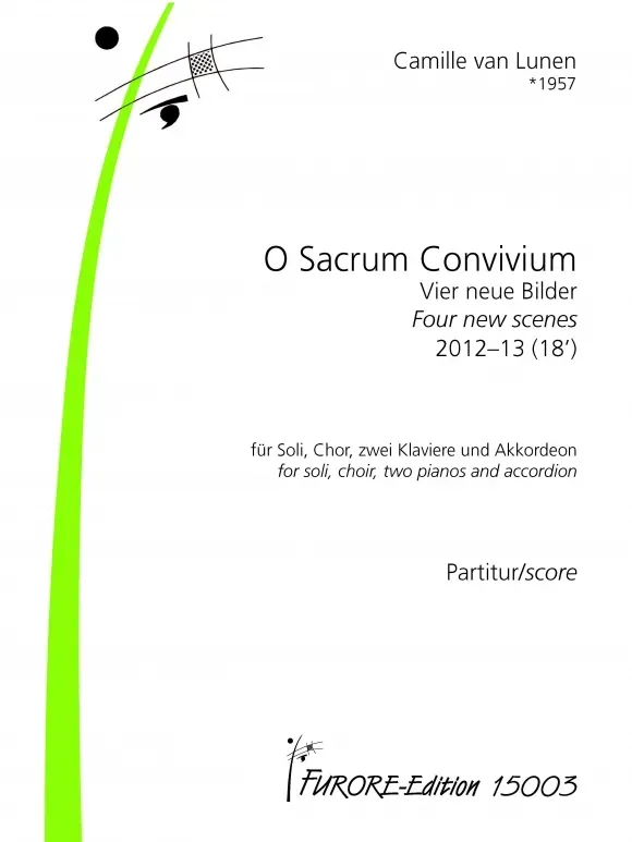 Furore Edition O Sacrum Convivium Partitur für Chor Ensemble