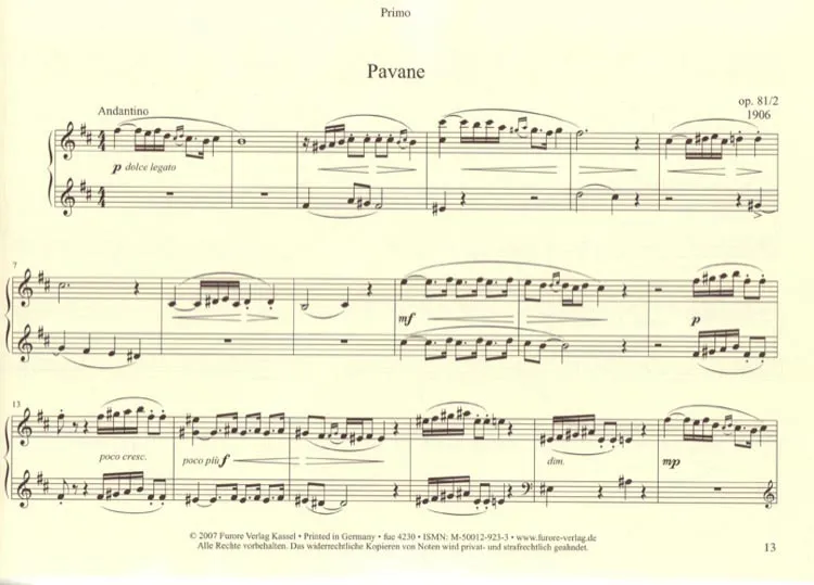 Furore Edition Vol. 6 Klavier vierhändig Noten Bonis