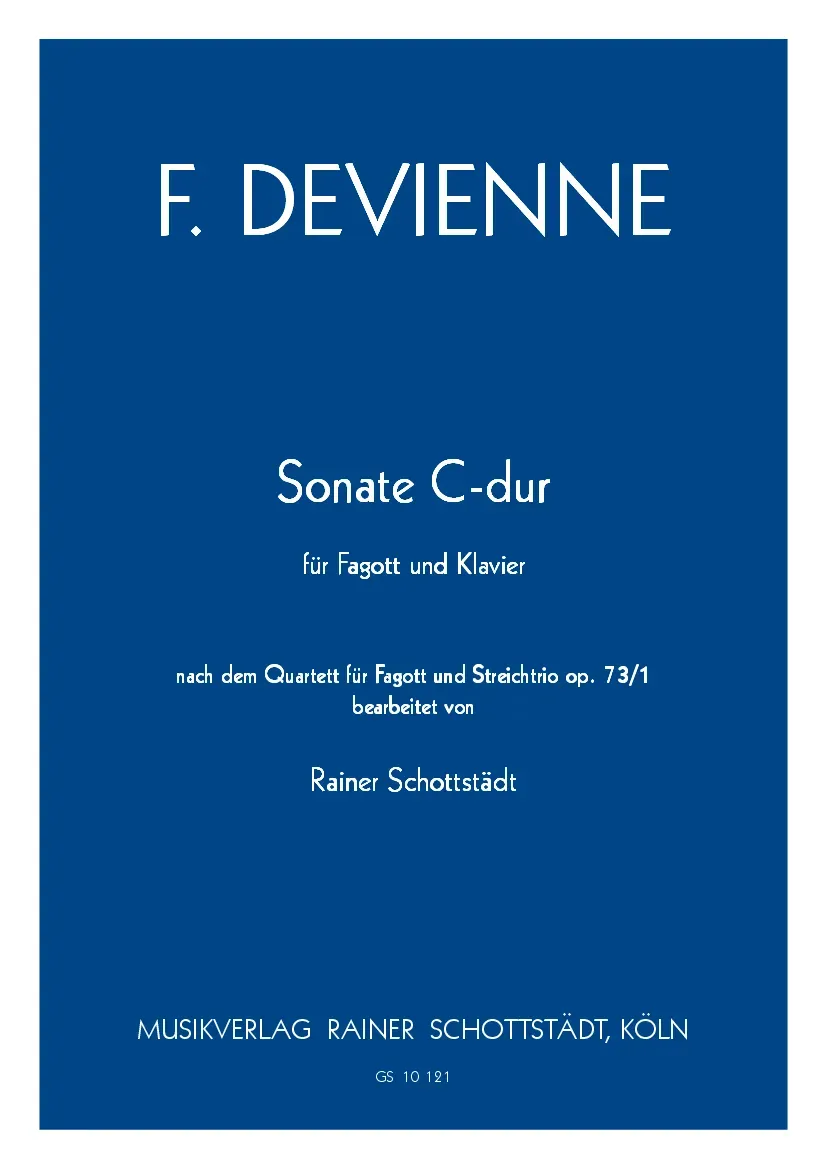 Musikverlag Rainer Schottstädt Sonate C-dur op.73/1 Noten Fg Klavier