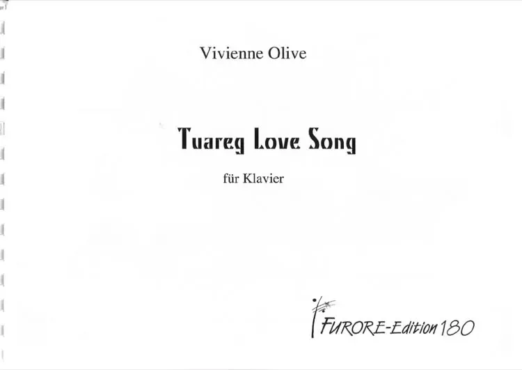 Furore Edition Tuareg Love Song Klaviernoten leicht