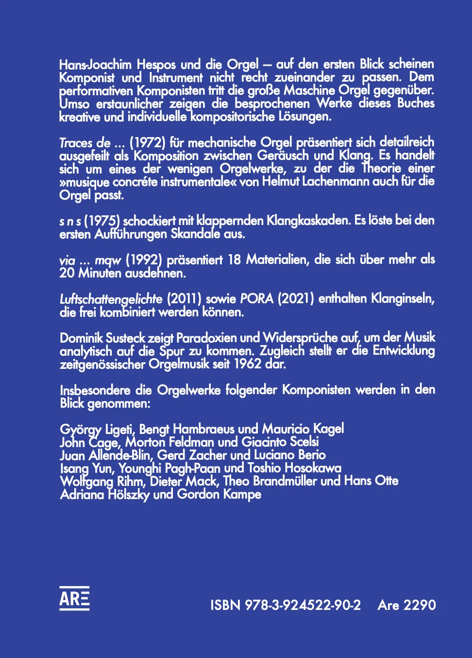 Are Musik Verlag Susteck Knochenpfeifen Krachlatte Buch Hespos Orgel
