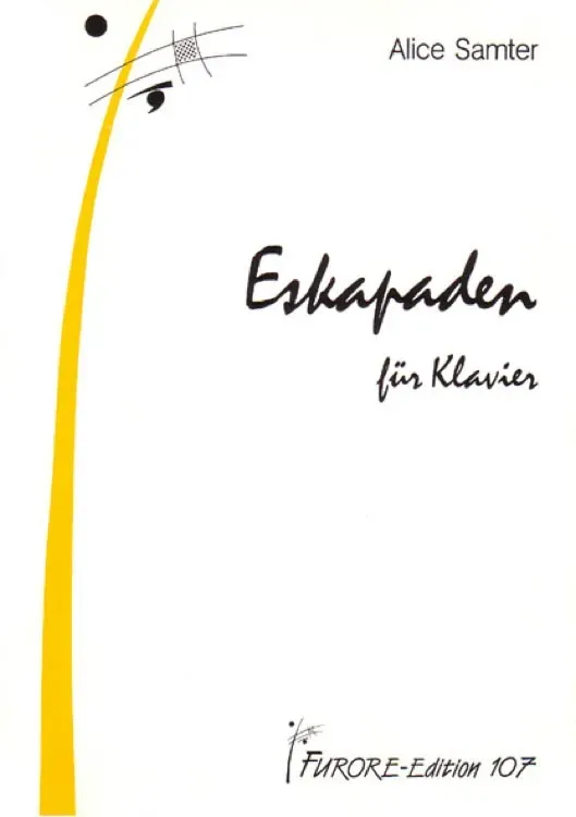Furore Edition Eskapaden Klavierpartitur mittelschwer