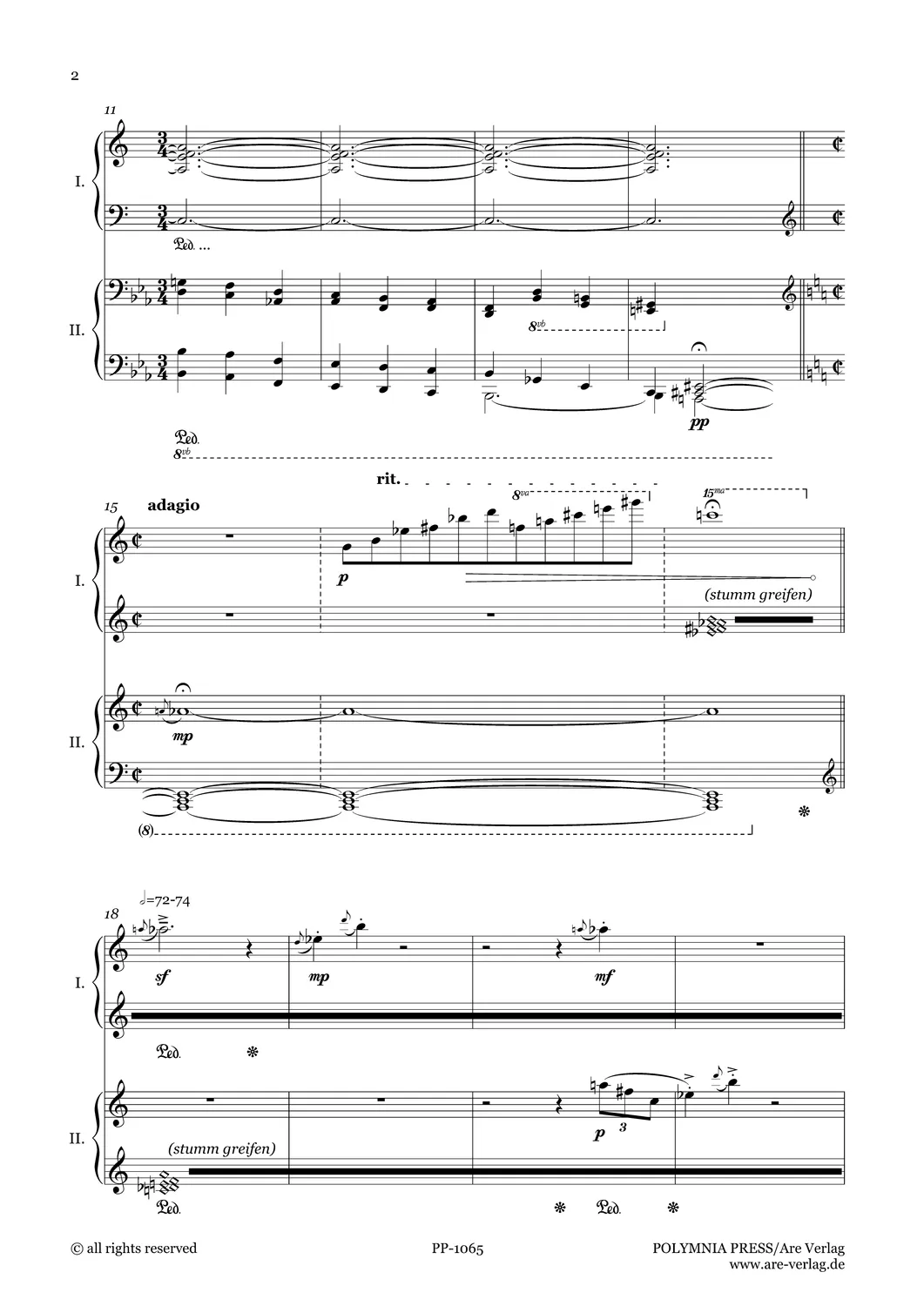 Are Musik Verlag Schultheiss Faust-Paraphrase Noten 2 Klaviere
