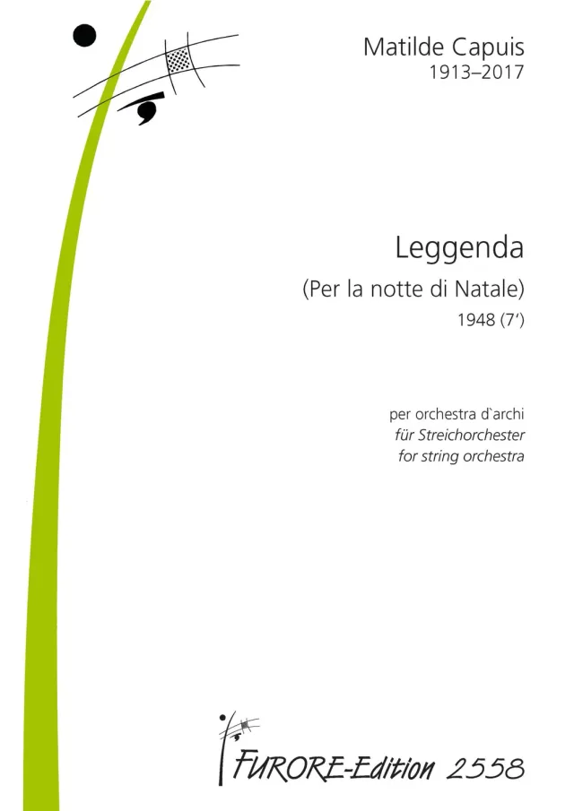 Furore Edition Leggenda Natale Noten Streichorchester 7 Min