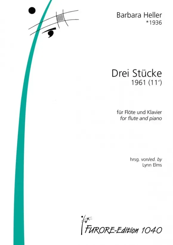 Furore Edition Drei Stücke für Flöte und Klavier Noten Partitur