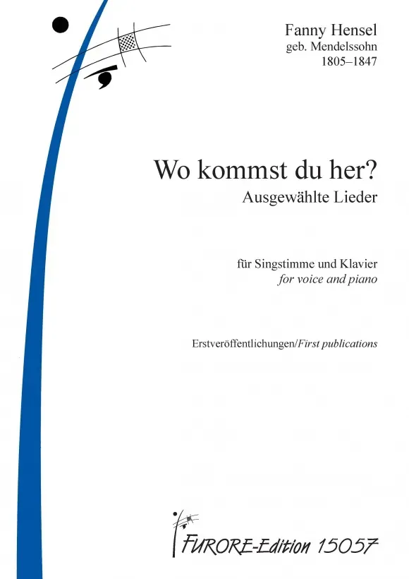 Furore Edition Wo kommst du her? Lieder Singstimme Klavier Erstdruck