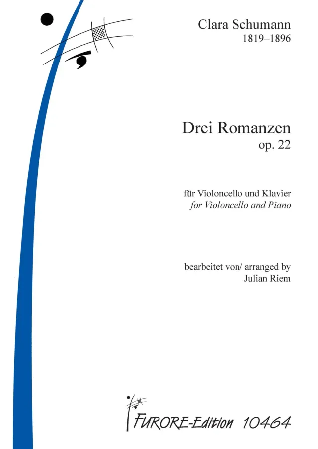 Furore Edition 3 Romances op. 22 Violoncello Klaviernoten