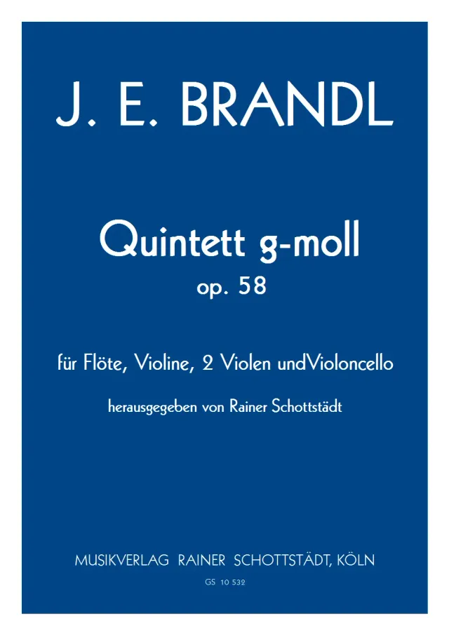 Musikverlag Rainer Schottstädt Quintetto Nr.1 g-moll op.58 Noten