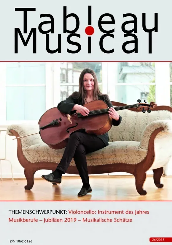 Furore Edition Tableau Musical Nr. 26 Musikzeitschrift Cello