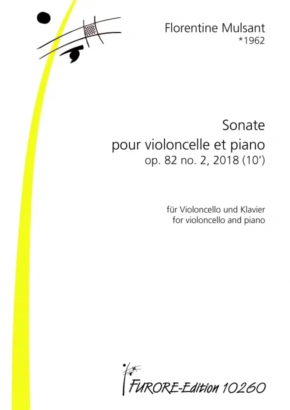Furore Edition Sonate pour violoncelle et piano op. 82 no. 2 Noten