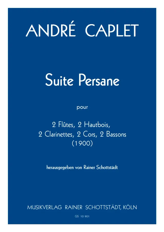 Musikverlag Rainer Schottstädt Suite Persane d-moll Partitur und Stimmen