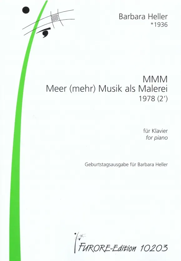 Furore Edition MMM. Meer Musik als Malerei Klaviernoten solo