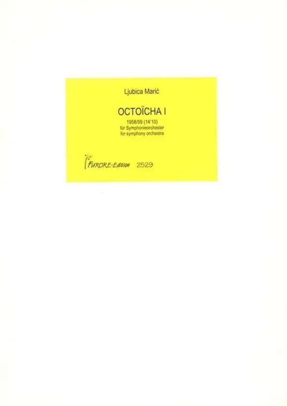 Furore Edition Octoicha I for symphony orchestra Mietmaterial