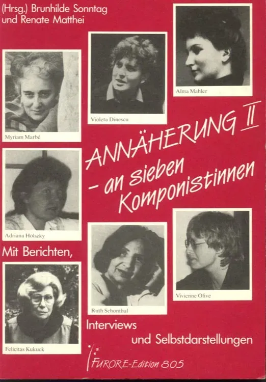 Furore Edition Annäherung II Buch Sieben Komponistinnen