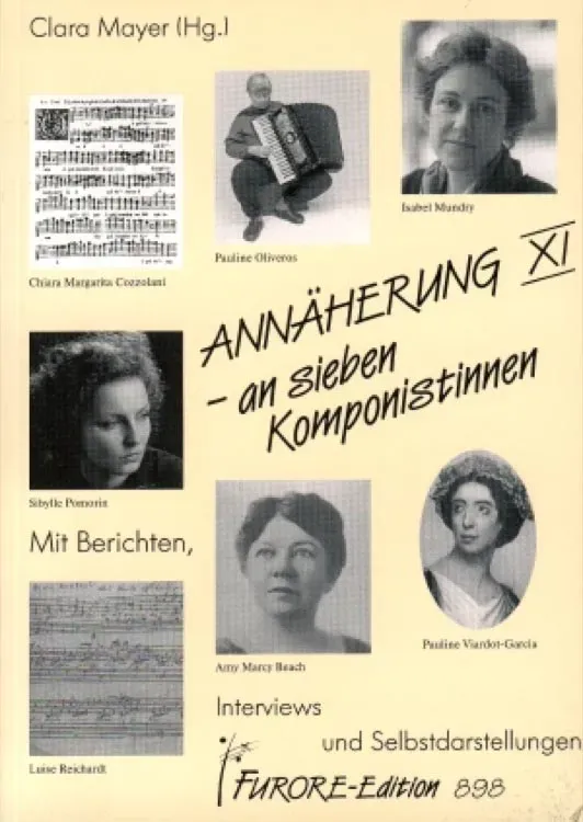 Furore Edition Annäherung XI Buch sieben Komponistinnen 178 S.