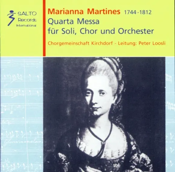 Furore Edition Martines Quarta Messa CD Soli Chor Orchester