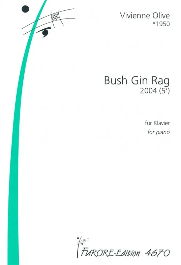 Furore Edition Bush Gin Rag Klaviernoten
