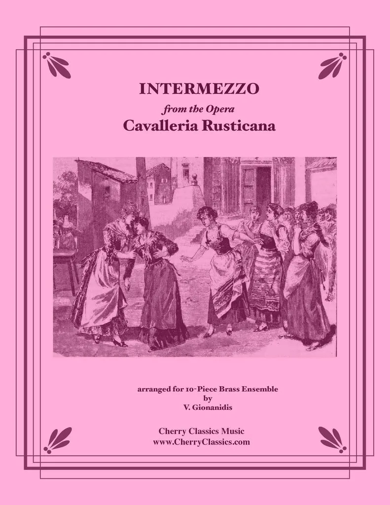 Vikentios Gionanidis Intermezzo Cavalleria Rusticana Noten Blech