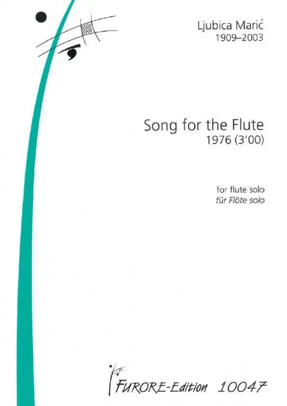 Furore Edition Song for the Flute Partitur für Flöte solo