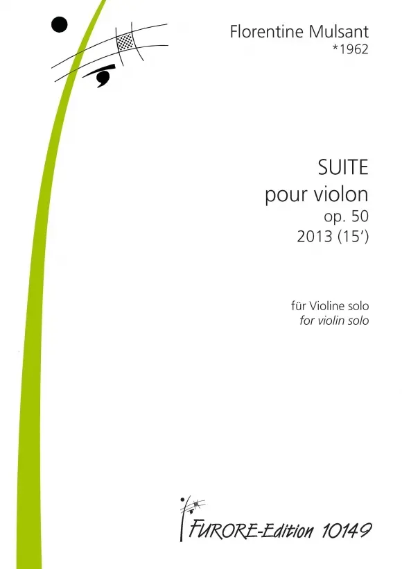 Furore Edition Suite pour violon op. 50 Noten Violine solo
