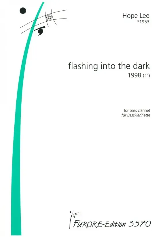 Furore Edition flashing into the dark für Bassklarinette